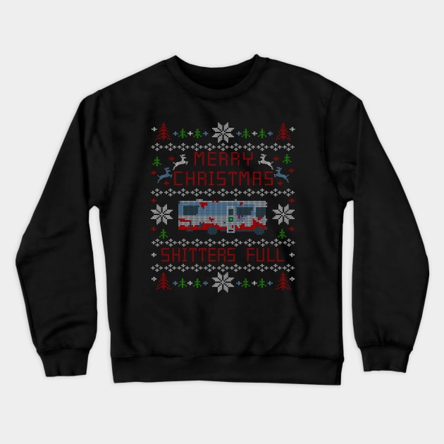 Merry Christmas Vacation Shitters Full Crewneck Sweatshirt by TeeCreations